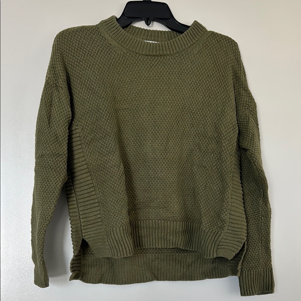 Never Worn Soft and Cozy Madewell Olive Sweater, Size XS
